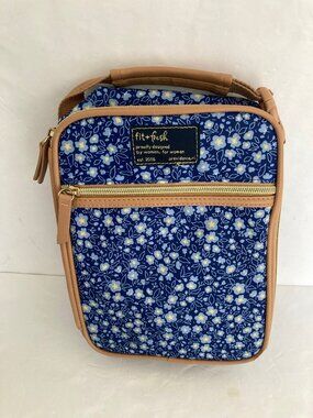 Fit + Fresh Blue Floral Insulated Lunch Pack